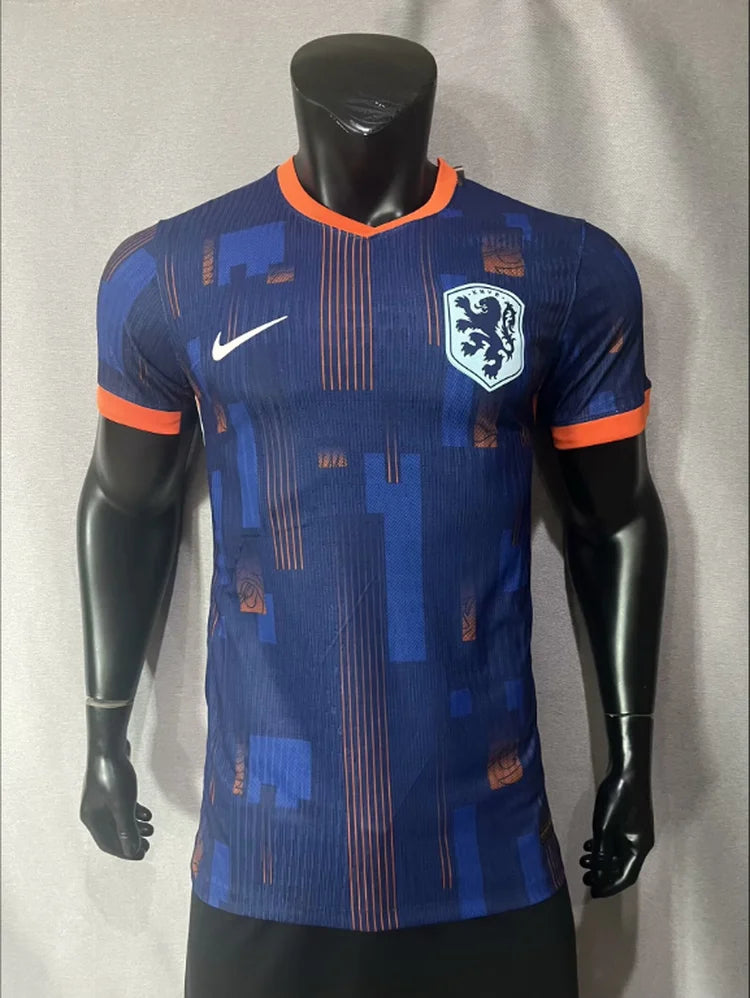 Maillots Homme Extérieur Pays-Bas 24/25 Bleu taille non précisée